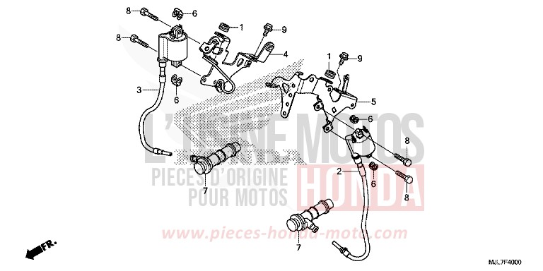 BOBINE D'ALLUMAGE de Integra 750 GRAPHITE BLACK (NHB01) 2014